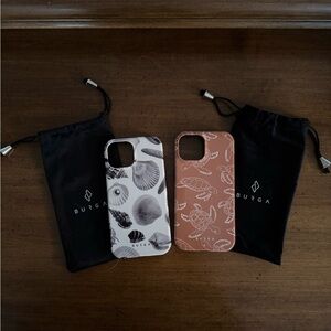 Burga Seashell and Turtle Phone Cases